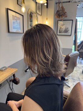 ヘアーワークス ヘルム 渋谷店(HAIR WORKS HELM) ( HELM)バレイヤージュ