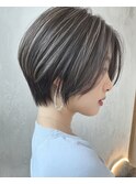 ハイライトデザイン×レイヤーショート