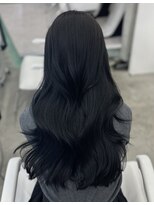 アイシー 表参道(ICY)&nbsp;ブルーブラック地毛風カラー/ブリーチなし
