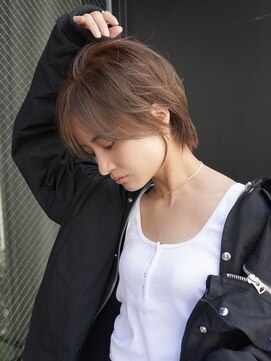 ギークス(GEEKS) 【GEEKS渋谷】ショートレイヤー/秋冬カラー/メンズライク/ウルフ