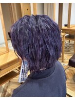 ラピステン 福岡天神 大名店(Lapis) 10代・20代/ダブルカラー/色落ち◎中明度ラベンダーカラー