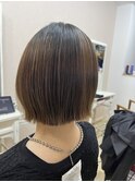 あごラインきりっぱなしボブ