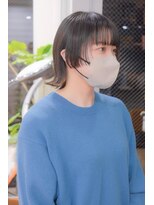 ソレイユ(Soleil)&nbsp;顔まわりカット/顔まわりレイヤー/ボブウルフ/表参道【松本匡介