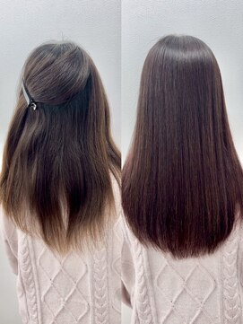 ベル 新宿店(Vel) 髪質改善縮毛矯正×レイヤーカット｜地毛風ナチュラルストレート