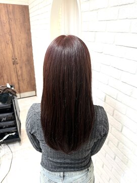 シュガー ヘアアンドネイル 仙台(SUGAR) ブリーチなしほんのりピンクブラウン◎
