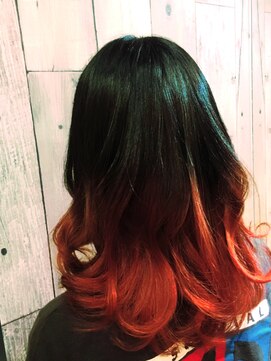 トムキャット(TOM CAT) 【新宿トムキャット】ブラック×オレンジグラデーション