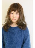 春色アッシュベージュカラー