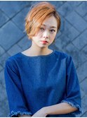 ☆LOCO☆外国人風ハイトーンカラー×ふんわりショート