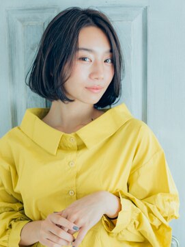 エクファ ヘア シェリル 草津 南草津店(ex-fa hair cherir) 【南草津◆エクファヘアシェリル】内巻き丸みボブ☆