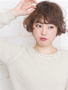 スタンス(stance) 抜け感キュートなくせ毛風パーマショート![恵比寿/恵比寿駅]