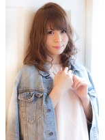 ヘアーワークス ヘルム 渋谷店(HAIR WORKS HELM)&nbsp;[HELM渋谷］ふんわりレイヤー×シアーベージュ