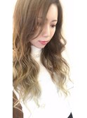 エアータッチカラーとハイライト