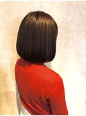 髪質改善×酸熱トリートメント×ボブ