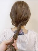 大人可愛いふんわりウェーブヘア外国人風カラーブリーチ