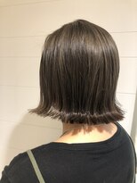 ネオリーブ チッタ 阿佐ヶ谷店(Neolive citta)&nbsp;扱いしやすい髪型に☆切りっぱなしボブ×ベージュカラー☆