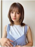 顔回りレイヤー/色っぽボブ/10代20代30代/オージュア