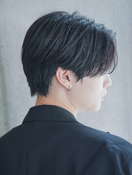 アルファ 新宿(alpha) サーフカール/ 刈り上げセンターパート/ブルーブラック[新宿駅]