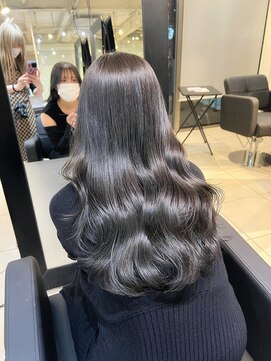 アクアオモテサンドウ(ACQUA omotesando) ☆透明感カラー暗髪カラーオリーブカラーオリーブグレージュ