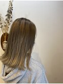 長めの切りっぱなし