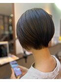 丸みショートボブ