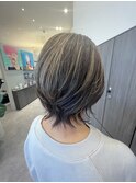 グレージュハイライト