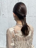 ヘアデザイン ソラ(Sola) ヘアセット/タイトなシンプルまとめ髪 結婚式,お呼ばれ