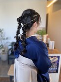 編み下ろしツイン