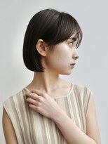 ニーム 国分寺(NEEM)&nbsp;小顔コンパクトショート×耳掛けナチュラルボブ×ダークアッシュ