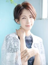 ローエン エサカ(ROWEN esaka) ROWEN_似合わせカット/ショートカット/ベージュピンク