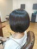 《うるおいと透明感のある髪色♪》デザインカット＋カラー＋TR　￥13250