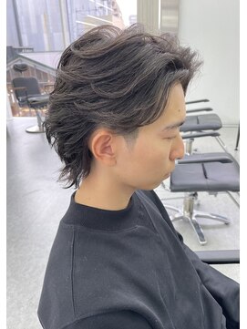 デュー 栄(DEW) 【DEW】フェザーパーマ/カルマパーマ/センターパート