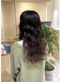 ロング×ウェーブパーマ