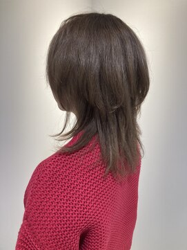 シェノン 赤羽店(CHAINON) ウエイト高めのミディアムウルフ赤羽でカットが上手い美容室