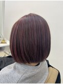 肩上ボブ&ハイライト