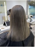 艶髪ストレート　髪質改善カラー　髪質改善トリートメント