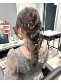 ヘアセット/結婚式/ヘアアレンジ
