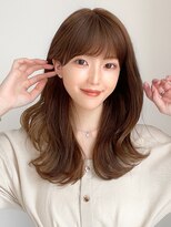 アフロートフクオカ(AFLOAT FUKUOKA)&nbsp;【福岡初出店☆AFLOAT 福岡】小顔前髪ありくびれレイヤーカット