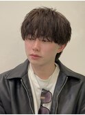 韓国フェザーショートブルーブラック10代20代30代