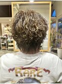 ツイストスパイラルパーマ+波巻き