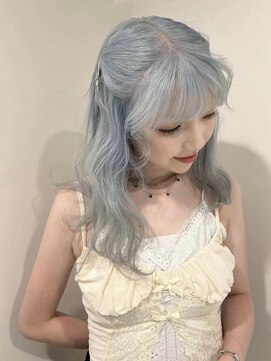 ペレ アネックス 大阪梅田茶屋町店(PELE ANNEX) くびれヘア/アプリコットオレンジ/夏のヘアアレンジ/梅田