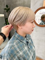 テトヘアー(teto hair)&nbsp;20代30代40代　マッシュショート/ブリーチカラー/ブロンドカラー