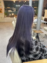 ヘアー アレス(hair ales)&nbsp;パープルカラー 裾カラー エンドカラー パープルカラー