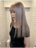 黒髪カタログ/クラゲヘアー/オリーブグレー/梅田
