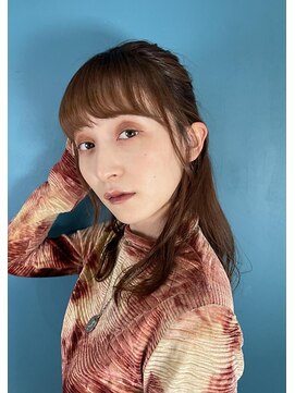 イングローブ 木更津店(ingrove) 編み込みハーフアップ