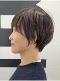 東静岡ショートボブくびれショートイルミナカラー顔周りレイヤー
