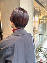 スーリール 赤坂店(Sourire)&nbsp;ハイライトレッドショート