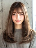 似合わせカット顔周りレイヤー20代30代40代くびれヘアパーマ