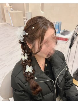 クランリリー 東梅田店(clan lily) サイドあみおろしヘア/梅田ヘアセット