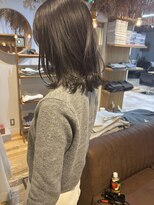 キチ(kichi.)&nbsp;[kichi.] レイヤーカット×オリーブグレージュ