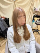 ココナ ヘア メゾンプリュス(cocona hair maison+) レイヤーカット×ミルクティーベージュ/(NOA)